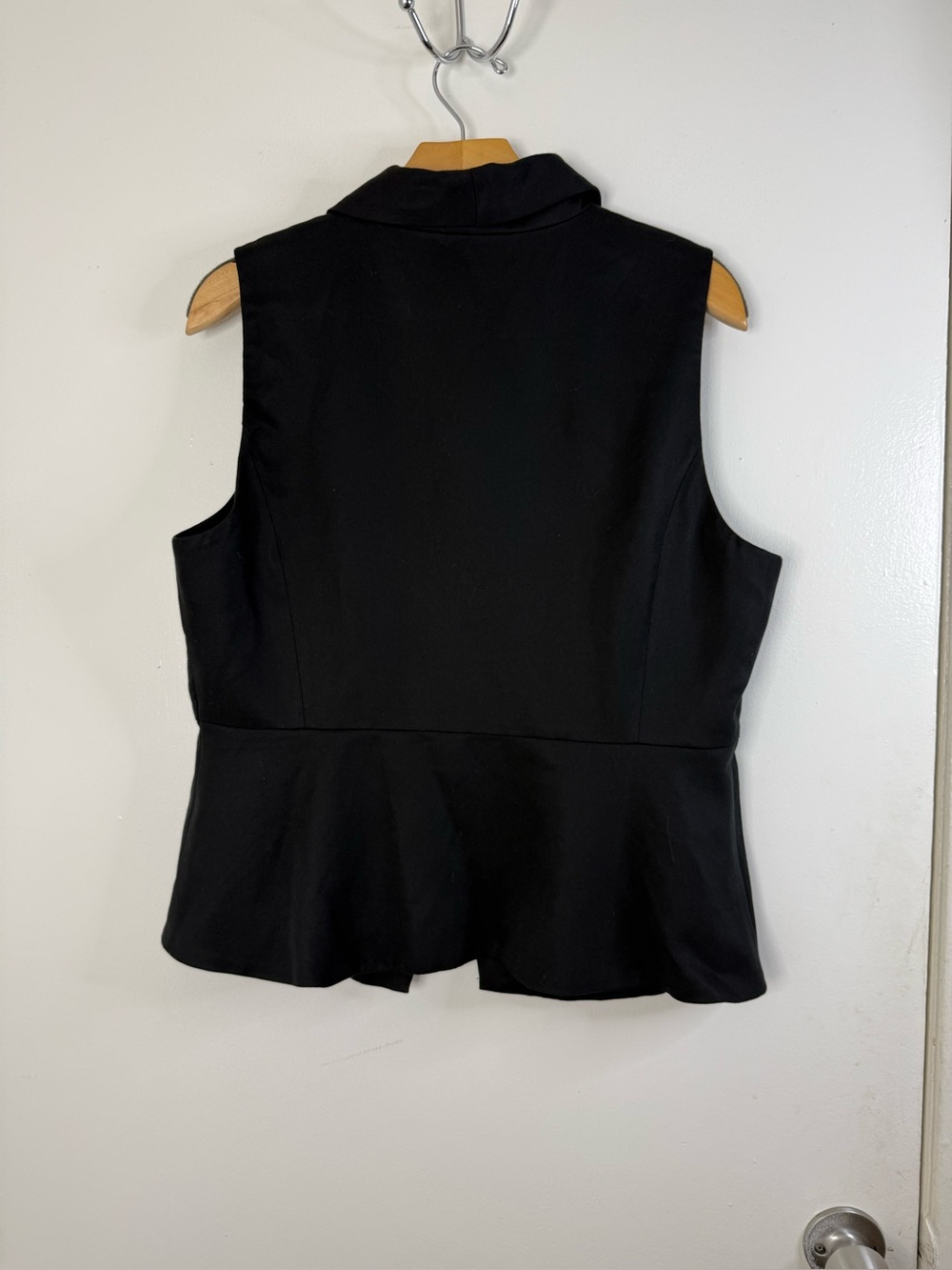 Christian Lacroix NWT black button down vest. Gold accents. L - Picture 5 of 6